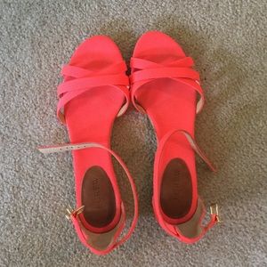 J. Crew Neon Flats