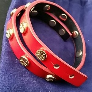 Tory Burch RED bracelet strap