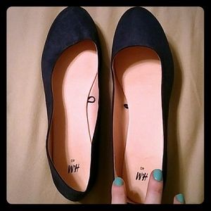 Dark Navy Blue H&M Flats