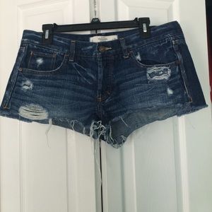 Denim shorts