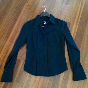 Price Drop❤️Express long sleeve black shirt