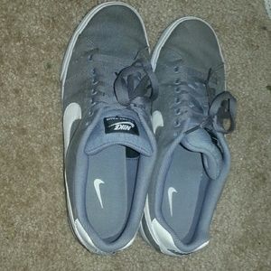 Grey Nike shoes
