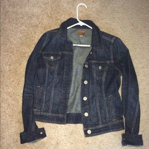 American Eagle Dark Denim Jacket - Large