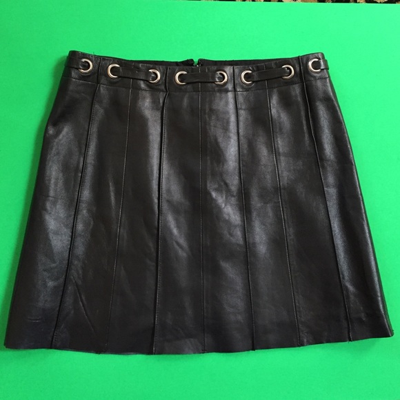 BBBG MAXAZRIA leather skirt