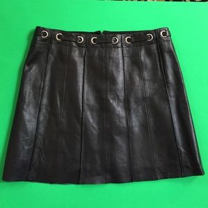 BBBG MAXAZRIA leather skirt