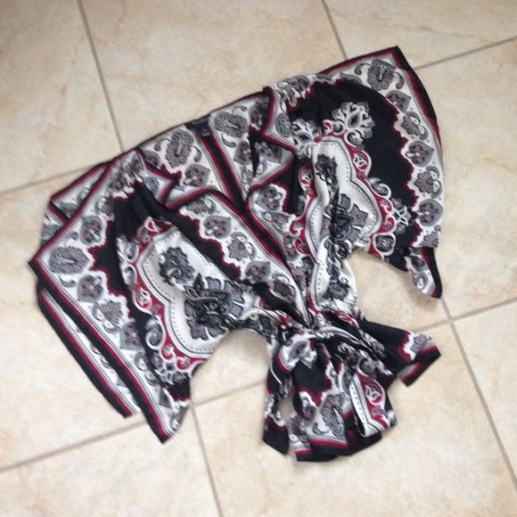 White House Black Market Scarf Top