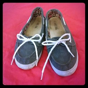 Gray Wet Seal Boat Shoes