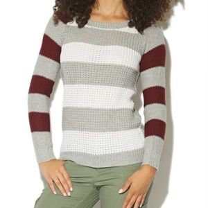 NWOT Wet Seal chunky knit striped sweater