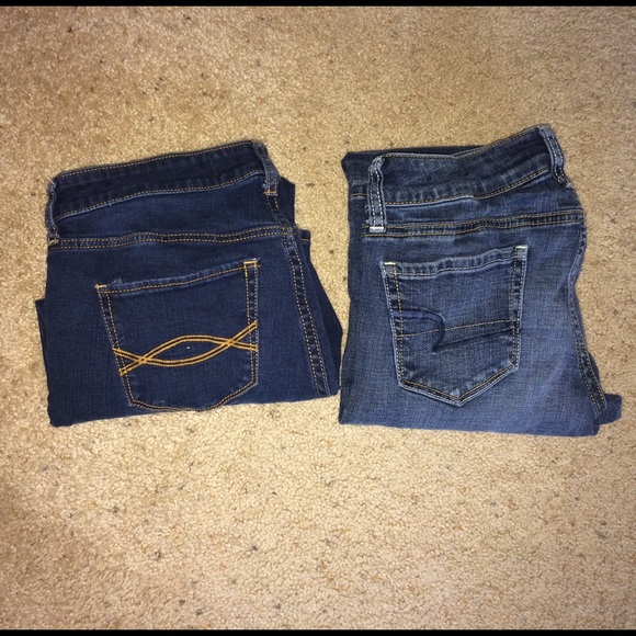Bundle - American Eagle/Abercrombie Jeans sz 4R