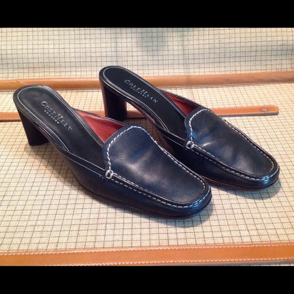 REDUCED Cole Haan CLASSICS! Black mules, so COMFY!