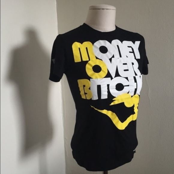 Married To The Mob Black Logo T-Shirt "The Money"