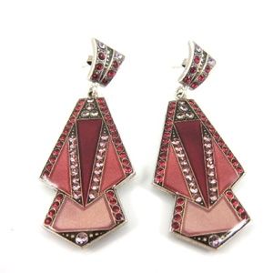 Catherine Popesco Earrings : Rose Enamel