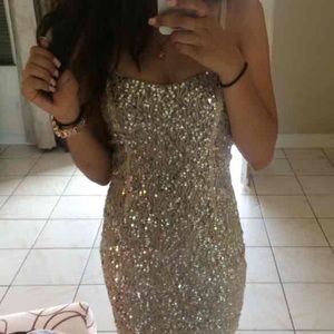 Sparkle mini dress
