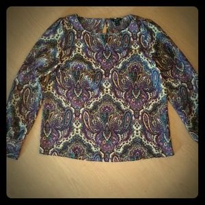 J.Crew Paisley Blouse
