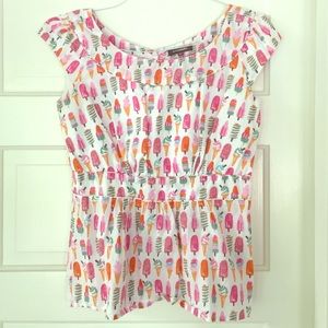 ModCloth Emily and Fin Popsicle Top