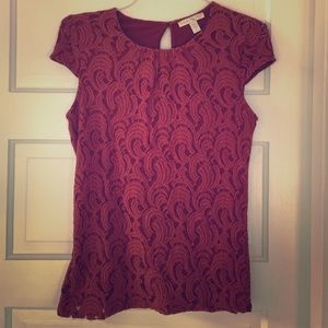Anthropologie Weston Wear Lace Top