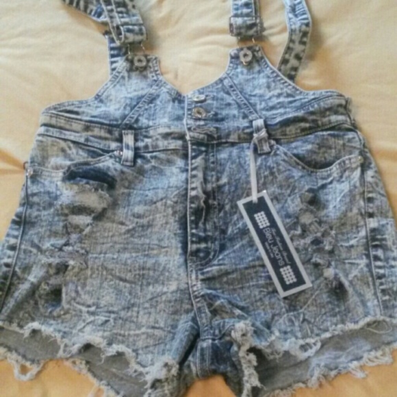 Denim romper