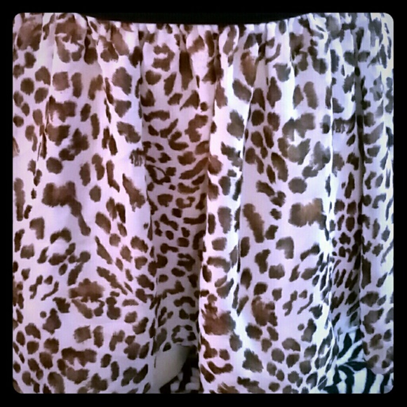 Cheetah skirt