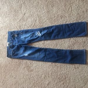 Abercrombie ripped jeans