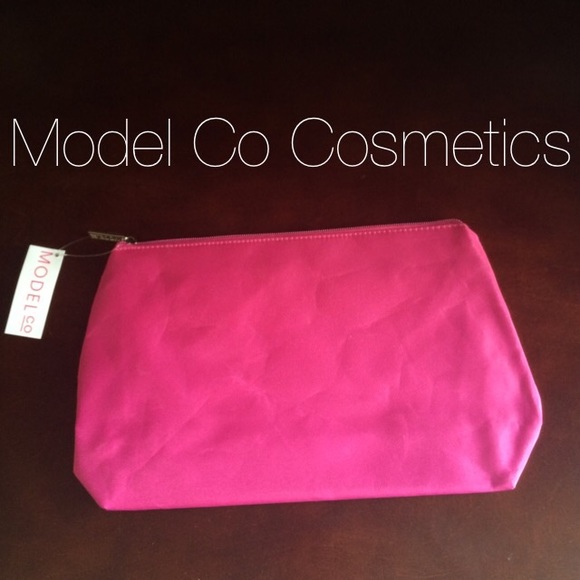 Bright Pink ModelCo Cosmetic Bag - Picture 1 of 3