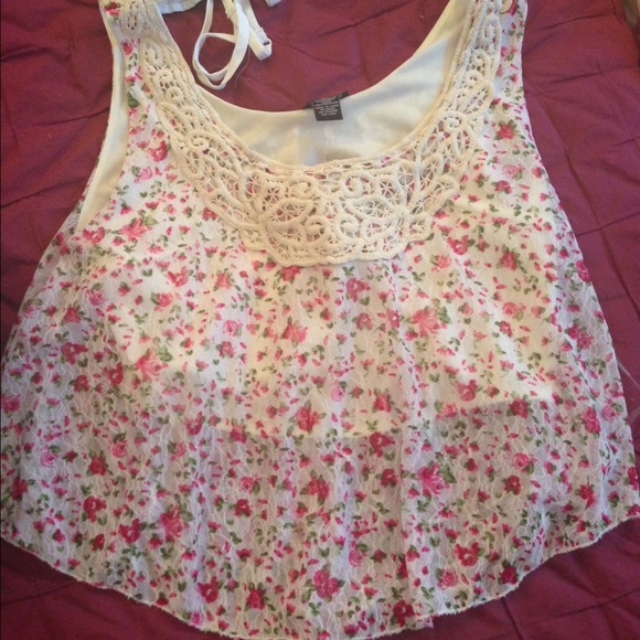 Floral crop top