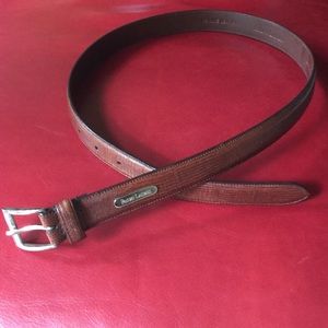 Ralph Lauren Brown Leather Belt