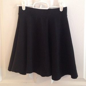 H&M black skater skirt