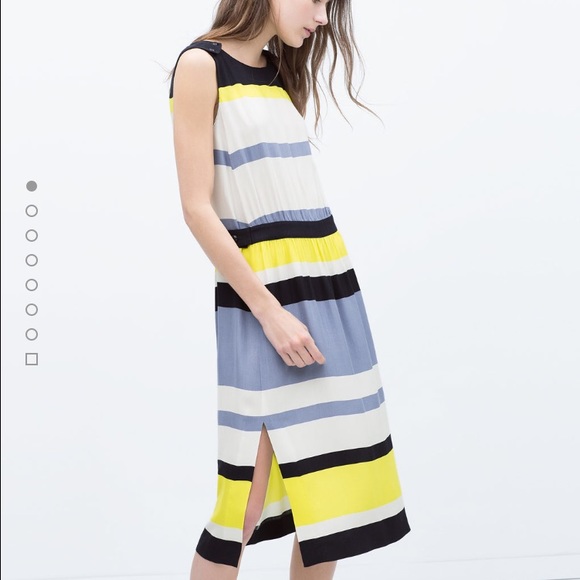 Zara Dresses Zara Usa Striped Dress Poshmark