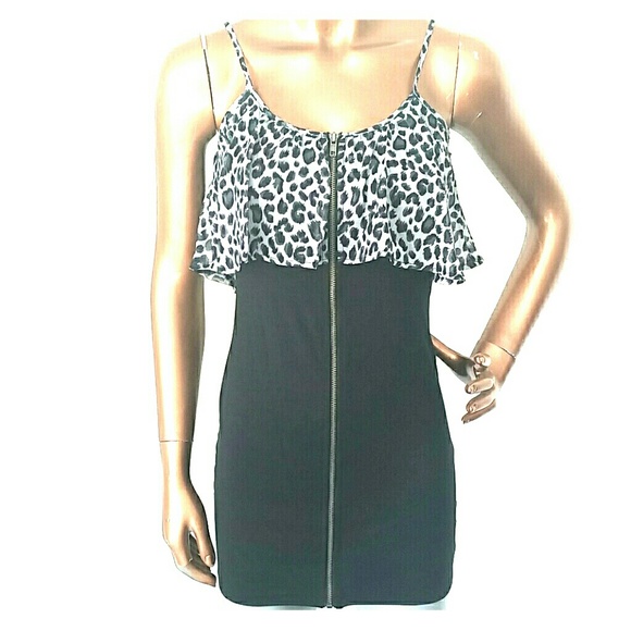 SOLD Nwot Material Girl Zip Dress