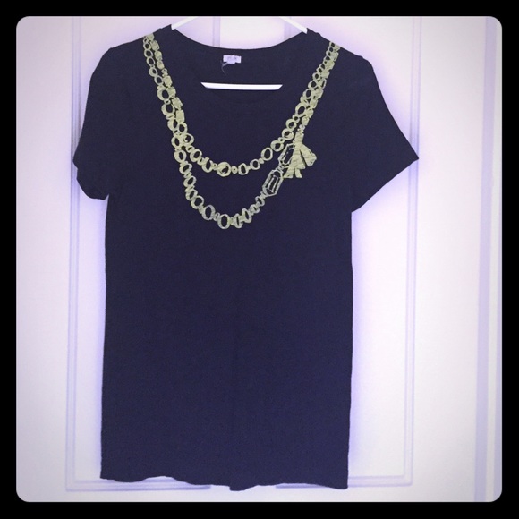 J. Crew Tops - ☀️J. Crew Printed Tee