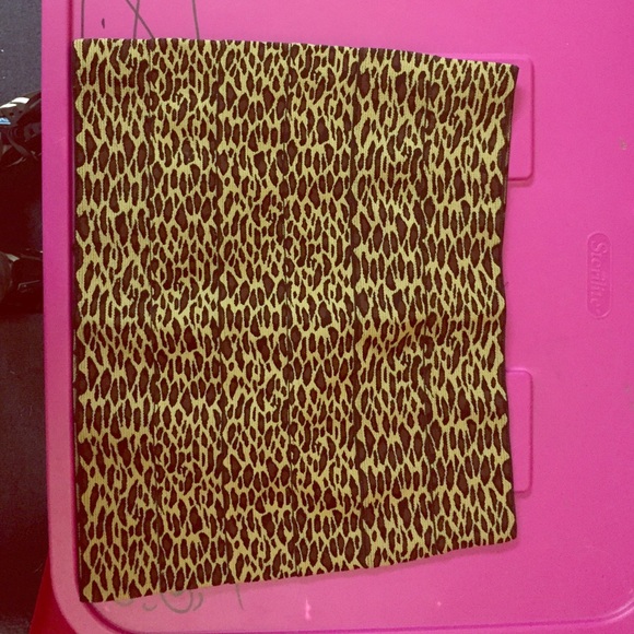 Leopard skirt