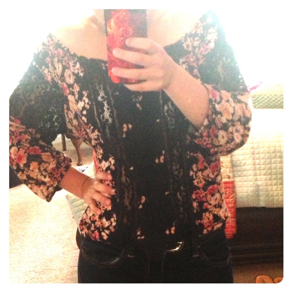 Macy's American Rag Flowery Shirt