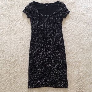 H&M polka dot bodycon dress