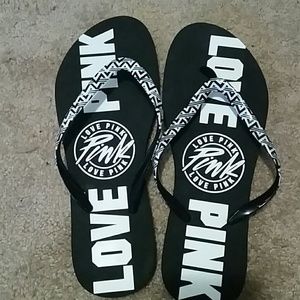 Pink flip flops!