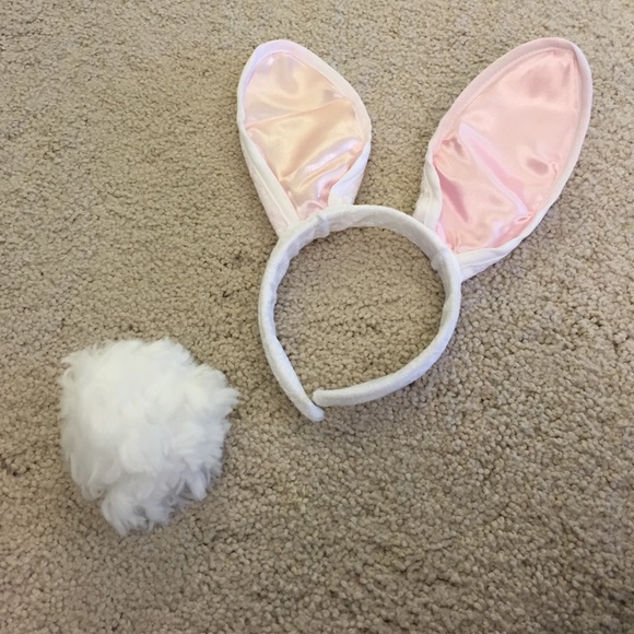 Bunny ears and tail! Perfect for Halloween!