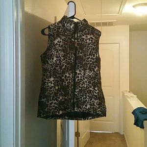 Leopard vest