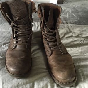 Men's Steve Madden brown leather boots