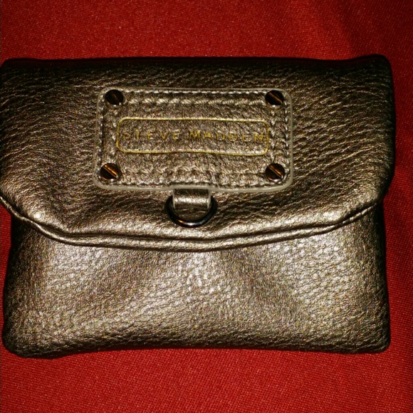 Silver wallet by Steve Madden