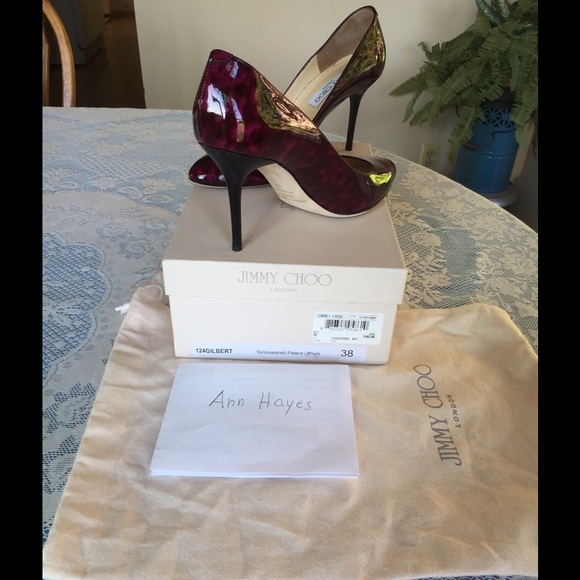 Authentic Jimmy Choo Gilbert Tortoiseshell Pumps
