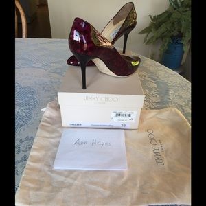Authentic Jimmy Choo Gilbert Tortoiseshell Pumps