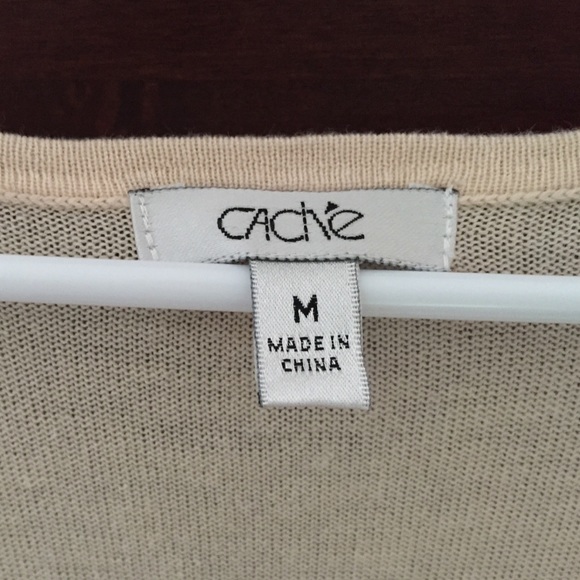 CACH'E - cream top - Picture 2 of 4