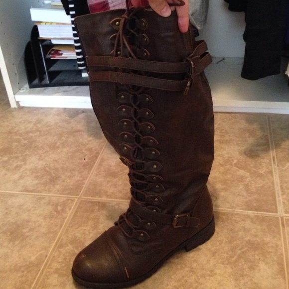 Brown boots