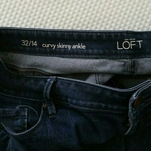 Anne Taylor Loft Curvy Skinny Ankle