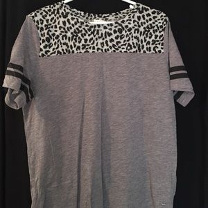 PINK LEOPARD TEE