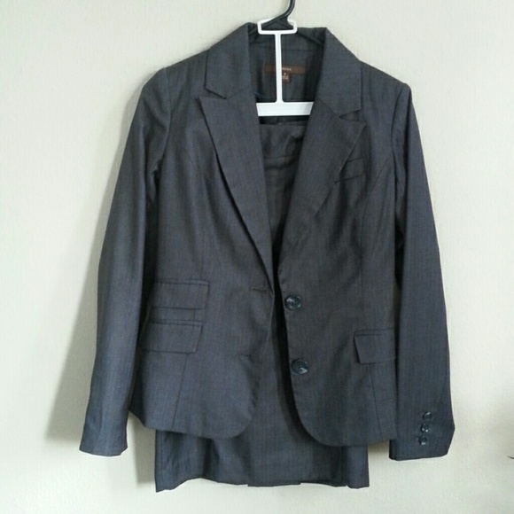 SATEEN TWO PC SUIT W/SKIRT