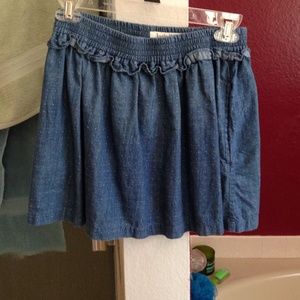 Jack wills denim skirt