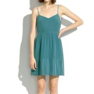 MADEWELL Silk Bordershine Dress - NWT ($100 on Ⓜ️)