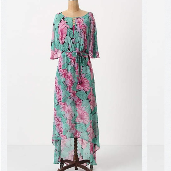 Anthropologie Dresses & Skirts - Anthropologie Hibiscus Dare Midi Dress