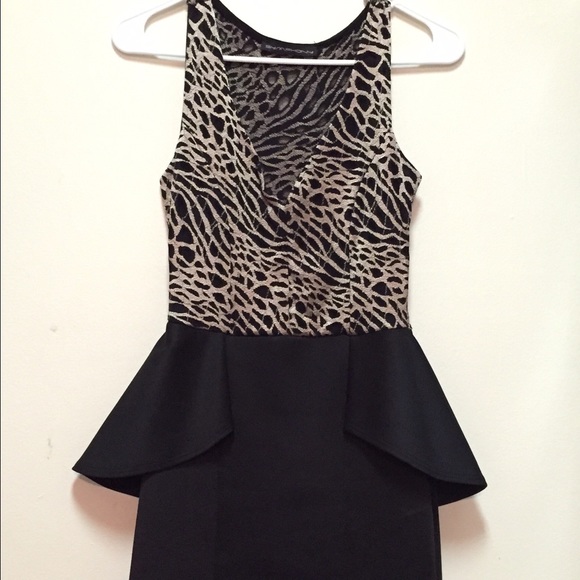 Low V-cut Dress