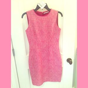 EEUC Pink Tweed T Tahari sheath dress